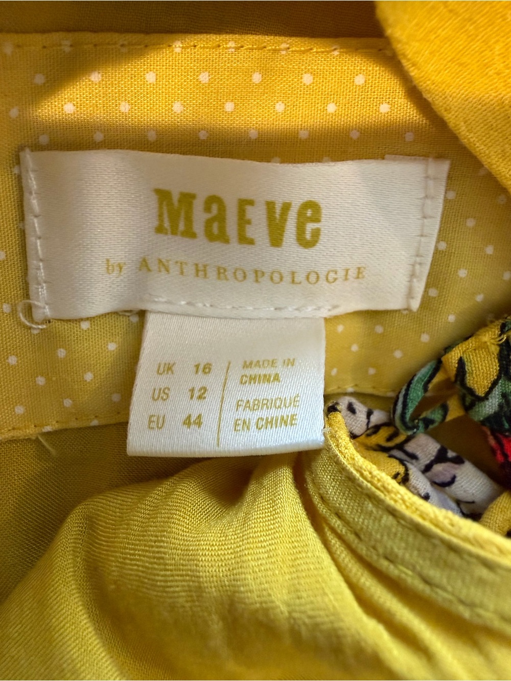 Maeve Yellow & Navy Floral Halter Maxi Dress - Picture 7 of 7